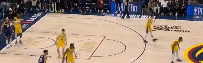 湖人激战掘金！斯玛特狂打铁 蒂米惊艳 东契奇稳定输出